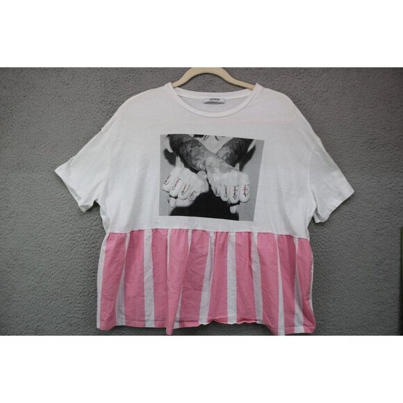 Zara Tops - Zara Trafaluc Live Life Babydoll Top-Size Small